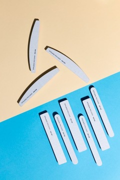 10x STALEKS Минеральная пилочка для ногтей HALF MOON лодочка 100/180 180/240