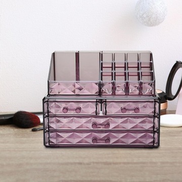 Настольные органайзеры с выдвижными ящиками.Полка для хранения косметики.