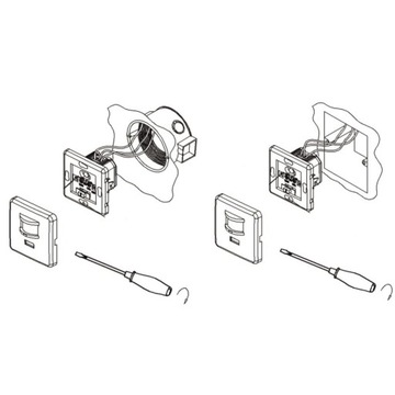 Сумеречный датчик движения, 3-проводной PIR, светодиодное освещение, скрытый монтаж, регулируемый