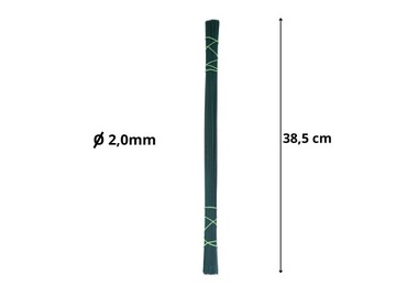 DRUT WYROBOWY FLORYSTYCZNY WIEŃCOWY ŁODYGA DO SZTUCZNYCH KWIATÓW 39cm