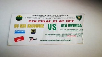 bilet hokej GKS KATOWICE - KTH KRYNICA 27.02.2000