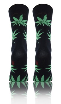 РАЗНОЦВЕТНЫЕ НОСКИ С ЗАБАВНЫМИ УЗОРАМИ темно-синий лист 43-46