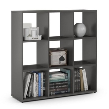 BIBLIOTECZKA REGAŁ 9 PÓŁEK 100x30x100 cm
