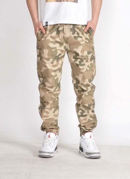 Spodnie L Bossline Casual Jogger Dessert Camo