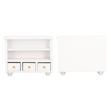 Мініатюрна шафка pure білий edge lovely для зберігання cabinet для декору p4