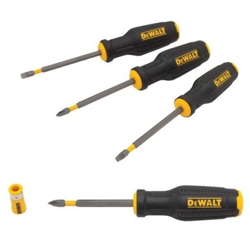 4 el. Zastaw wkrętaków FULLFIT DeWalt DWHT62054-0
