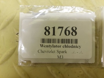 CHEVROLET SPARK I 0.8 VENTILÁTOR CHLADIČŮ