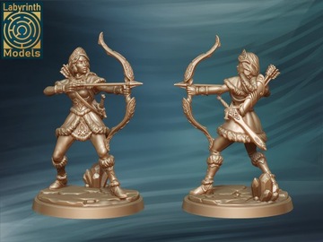 Winter Maiden Huntress 1 - Labyrinth Models