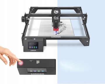 Более длинная лазерная гравюра Ray5 DIY 5W 400x400 мм