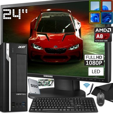 ZESTAW ACER X4110G AMD 16/960SSD LED24 WiFi Win11