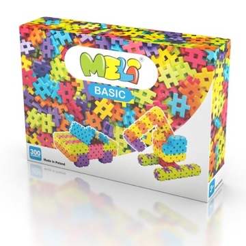 KLOCKI konstrukcyjne WAFLE Meli Basic 300+ prezent