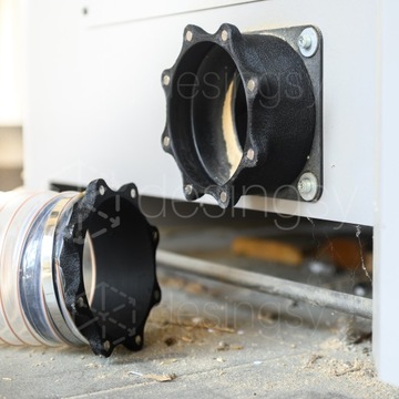 Szybkozłącza MAGSPIRO Ø120mm Magnetyczny Port/Przyłącze SPIRO dla Felder BL