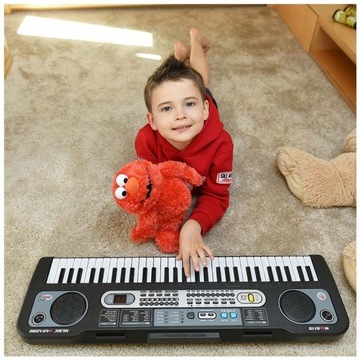 КЛАВИАТУРНЫЙ ОРГАН ПИАНО ДЛЯ ОБУЧЕНИЯ 61 КНОПКА ДЛЯ ДЕТЕЙ + БЛОК ПИТАНИЯ ДЛЯ МИКРОФОНА