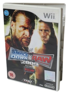 Wii WWE SMACKDOWN VS RAW 2009 NINTENDO