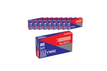Zszywki 24/6 stalowe mocne ostre GRAND