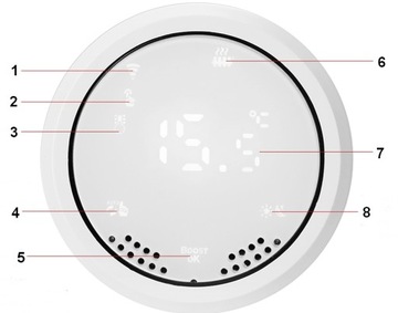ИНТЕЛЛЕКТУАЛЬНЫЙ ТЕРМОСТАТ НА ГОЛОВКЕ TUYA ZIGBEE WIFI