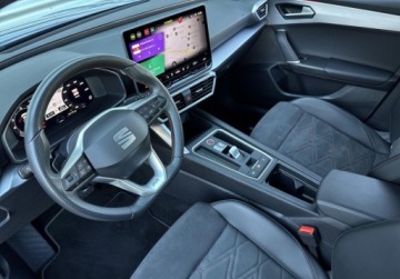 Seat Leon IV Hatchback 1.5 eTSI (MHEV) 150KM 2024 Seat Leon FR 1.5eTSI 150KM DSG Gwarancja Matrix Kamera ACC Beats 18 Kessy, zdjęcie 10