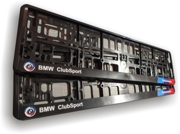 2 Ramki z nadrukiem BMW ClubSport - Performance