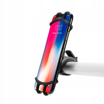 ДЕРЖАТЕЛЬ ДЛЯ ТЕЛЕФОНА, РУЛЬ ВЕЛОСИПЕДА, СИЛИКОНОВЫЙ, РЕГУЛИРУЕМЫЙ