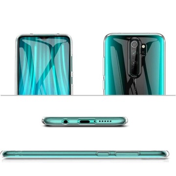 ЧЕХОЛ для Xiaomi Redmi Note 8 Pro СИЛИКОНОВЫЙ ПРОЗРАЧНЫЙ + СТЕКЛО