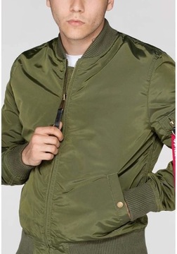 ALPHA INDUSTRIES BOMBERKA MĘSKA BOMBERKA MA1 WOJSKOWA MILITARNA PRZEJŚCIOWA