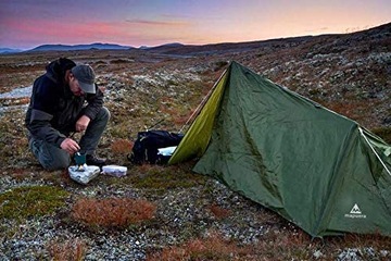 ТРЕККИНГОВАЯ КЕМПИНГОВАЯ ПАЛАТКА СВЕРХЛЕГКАЯ ВОДОНЕПРОНИЦАЕМАЯ МАЛЕНЬКАЯ ОДИНОЧНАЯ