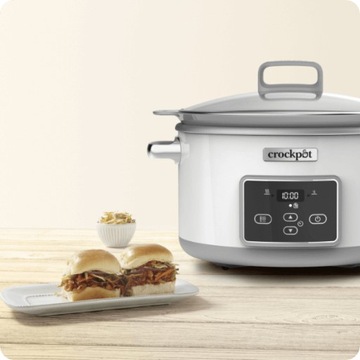 Мультиварка CrockPot 5л DuraCeramic, функция тушения, электрическая кастрюля