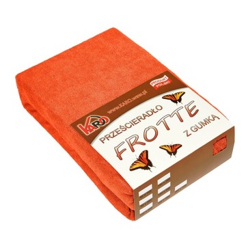 Prześcieradło frotte z gumką 140x200 ugier