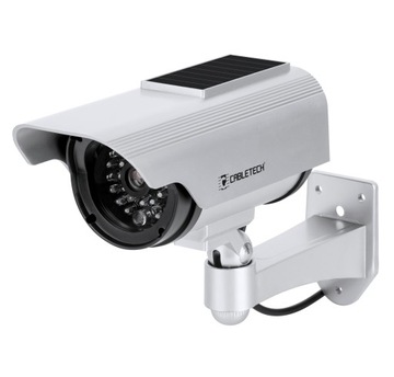 ATRAPA KAMERA IP TUBA SOLARNA DIODA LED MONITORING ZEWNĘTRZNA