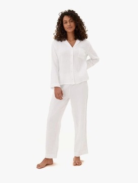 Piżama muślinowa biała Marks & Spencer 50