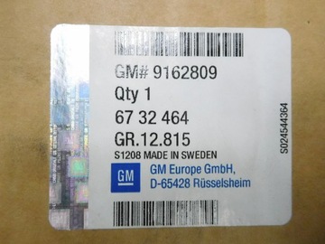 KUFR STŘEŠNÍ OPEL COMBO C OE 9162809