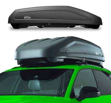 BOX DACHOWY BAGAŻNIK DACHOWY INTER PACK VIRGO S 400L MAT