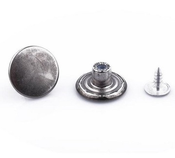 Guzik NABIJANY spodnie 20MM STARY NIKIEL 10szt 480