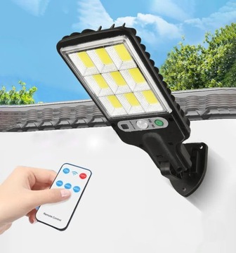 СВЕТОДИОДНАЯ СОЛНЕЧНАЯ ЛАМПА СУМЕРКИ ДАТЧИК ДВИЖЕНИЯ НАРУЖНЫЙ САД + ПУЛЬТ ДИСТАНЦИОННОГО УПРАВЛЕНИЯ