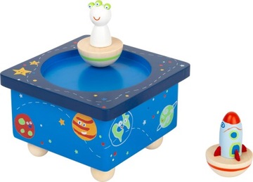 ДЕРЕВЯННАЯ МУЗЫКАЛЬНАЯ ШКАТУЛКА ТАНЦОВАЛЬНОЕ ПРОСТРАНСТВО МУЗЫКАЛЬНАЯ ШКАТУЛКА 10 СМ