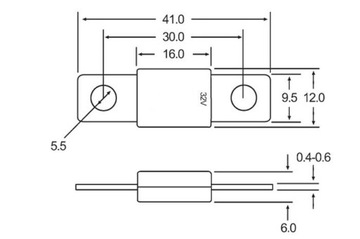 Предохранитель MIDIVAL, 125А