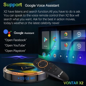 Смарт ТВ-приставка Android 11 Amlogic S905W2 2.4 5G Wi-Fi