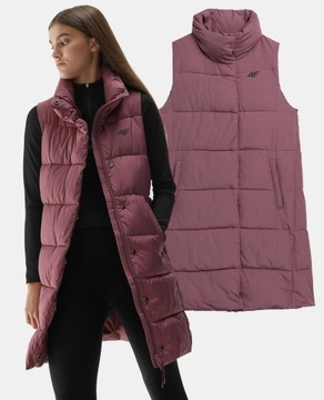 4F ЖЕНСКИЙ ДЛИННЫЙ ПУХОВЫЙ ЖИЛЕТ