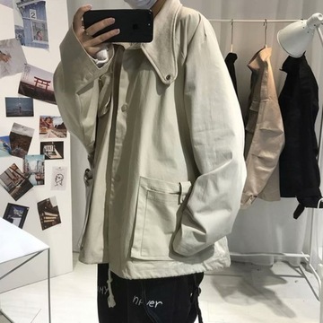 Jackets Men Fashion Korean Style Loose Chic Ins Re