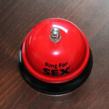 Настольный секс-колокольчик - красный и черный