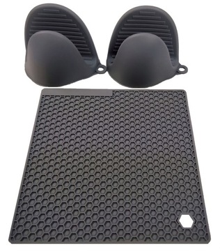 Набор кондитерской доски, силиконового коврика для выпечки, 10 элементов, 40 х 60 см.