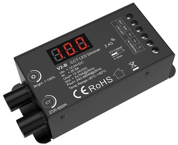 V2-B Sterownik LED RF+Manual CCT Odbiornik SKYDANCE