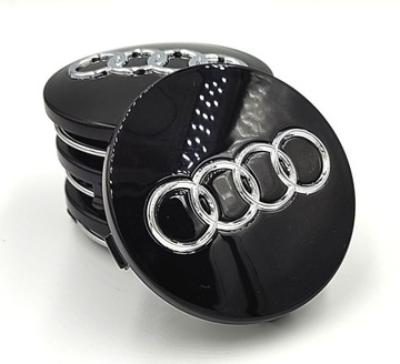 AUDI DEKIELKI na felgi zaślepki felg KAPSLE kołpaczki AUDI 60mm 4szt.