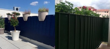 OSŁONA BALKONOWA 0,75X4M NA BALKON TARAS + GRATIS!