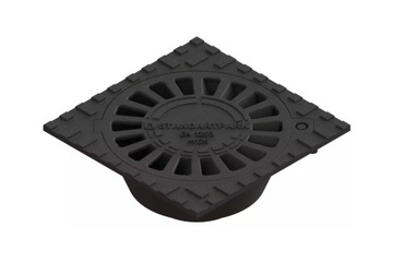 WPUST ŻELIWNY POSADZKOWY Odpływ Syfon 250x250 B125