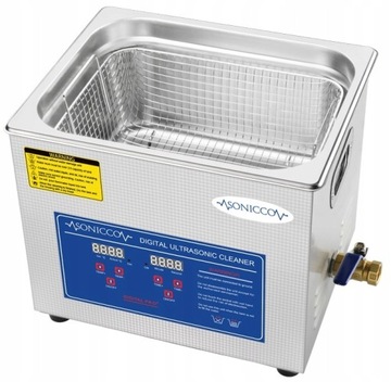 Ультразвуковой очиститель ванны 15л, косметический стерилизатор для мытья деталей
