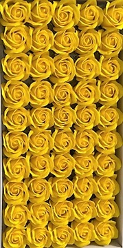 50x róża mydlana flower box