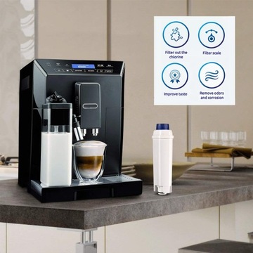 6x ФИЛЬТР ДЛЯ ВОДЫ + СРЕДСТВО ДЛЯ УДАЛЕНИЯ НАКИПИ DeLonghi, 500 мл НАБОР