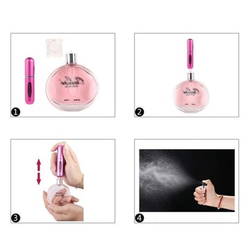 мини-карман ATOMIZER для духов 5 мл, серебро