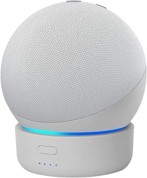 GGMM D4 Podstawa Baterii Dla Echo Dot 4 Gen Biała